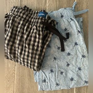 2 men’s medium cotton PJ pant